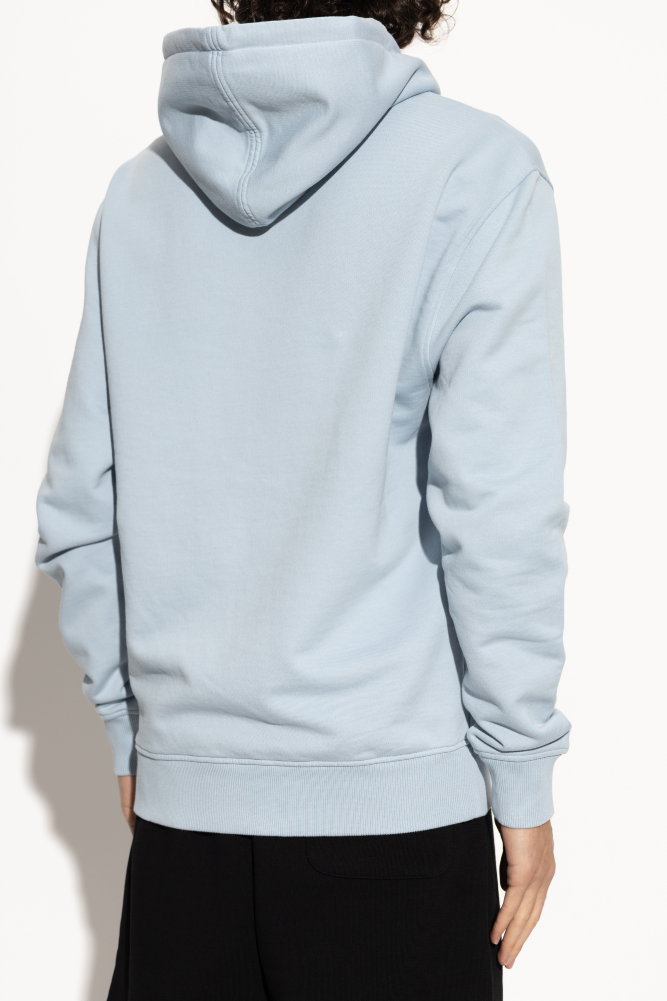 Light blue Sweatshirt with logo Ami Alexandre Mattiussi